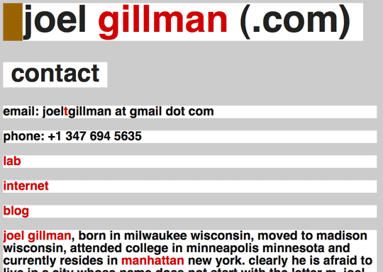 Joel Gillman (.com)