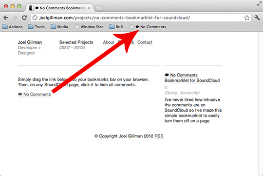 ☁ SoundCloud: Disable Comments Bookmarklet